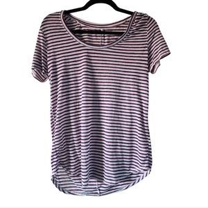 Lucky Brand Red, White & Blue Striped  Top Size Medium